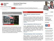 Tablet Screenshot of drk-verl.de
